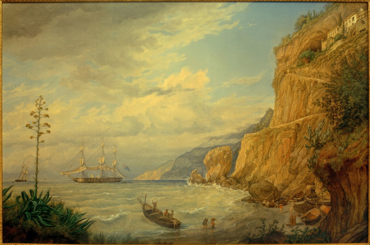 F.Thöming, Kapuzinerkloster bei Amalfi af Friedrich Thöming