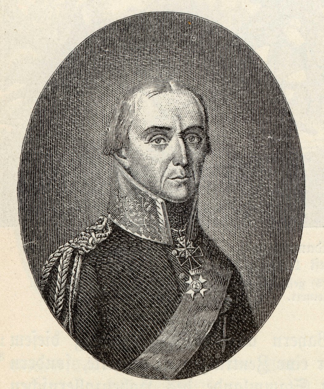 Friedrich Wilhelm Graf Bülow von Dennewitz 1755-1816. af Friedrich Wilhelm Bollinger