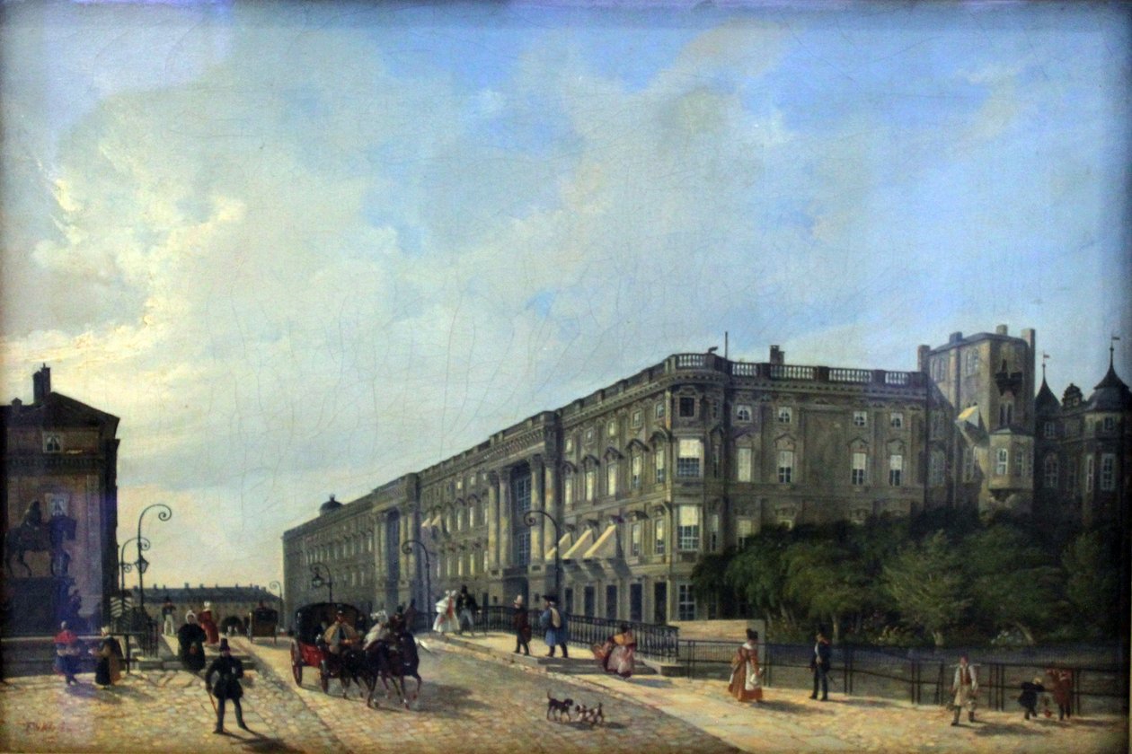 Berlins slot og den lange bro af Friedrich Wilhelm Klose