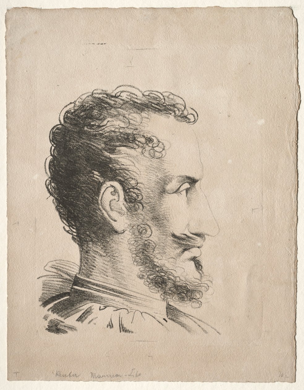 Profilhoved. af Friedrich Wilhelm Reuter