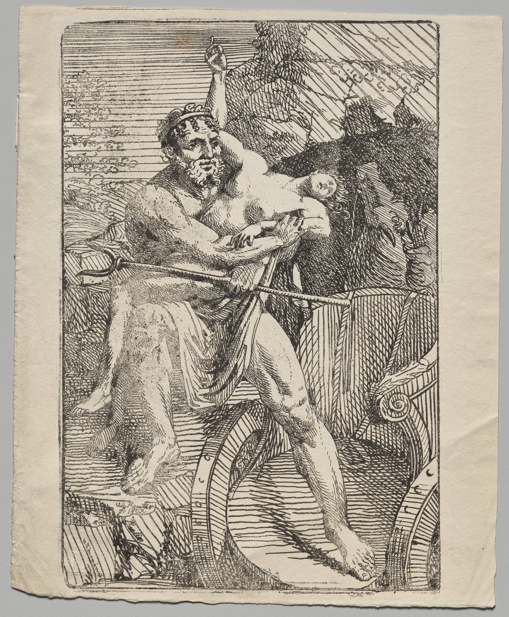 Bortførelsen af Proserpina af Pluto (2. version) af Friedrich Wilhelm Reuter