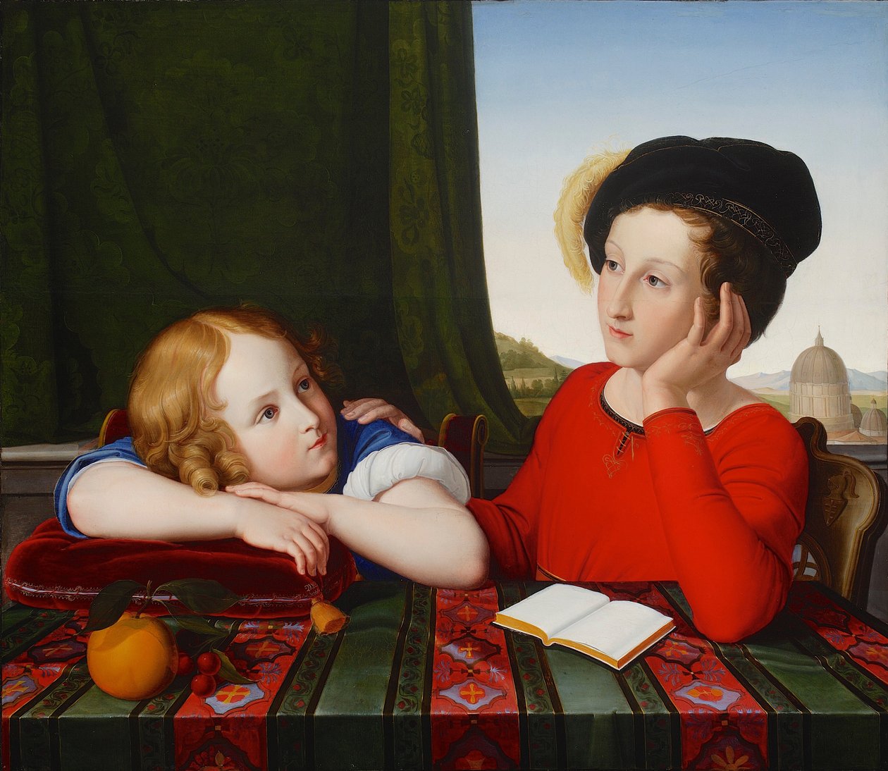 Wienczyslaw og Konstanty Potocki Dobbeltportræt af sønner af en polsk prins, 1819. af Friedrich Wilhelm von Schadow
