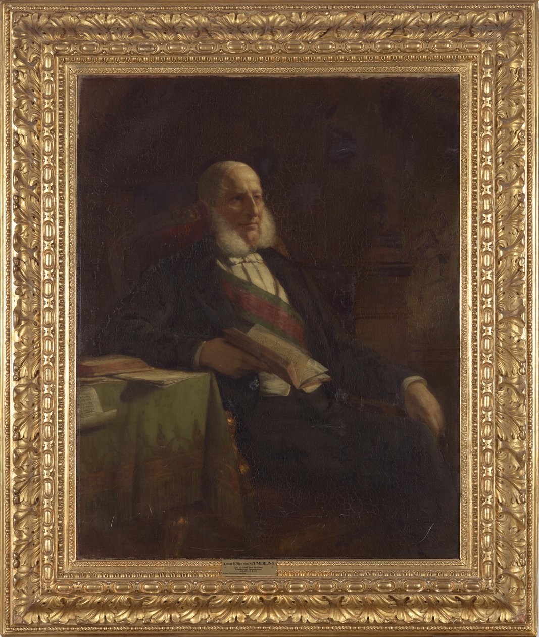 Anton Ritter von Schmerling (1805-1893), præsident for det østrigske kejserlige råd af Friedrich von Amerling
