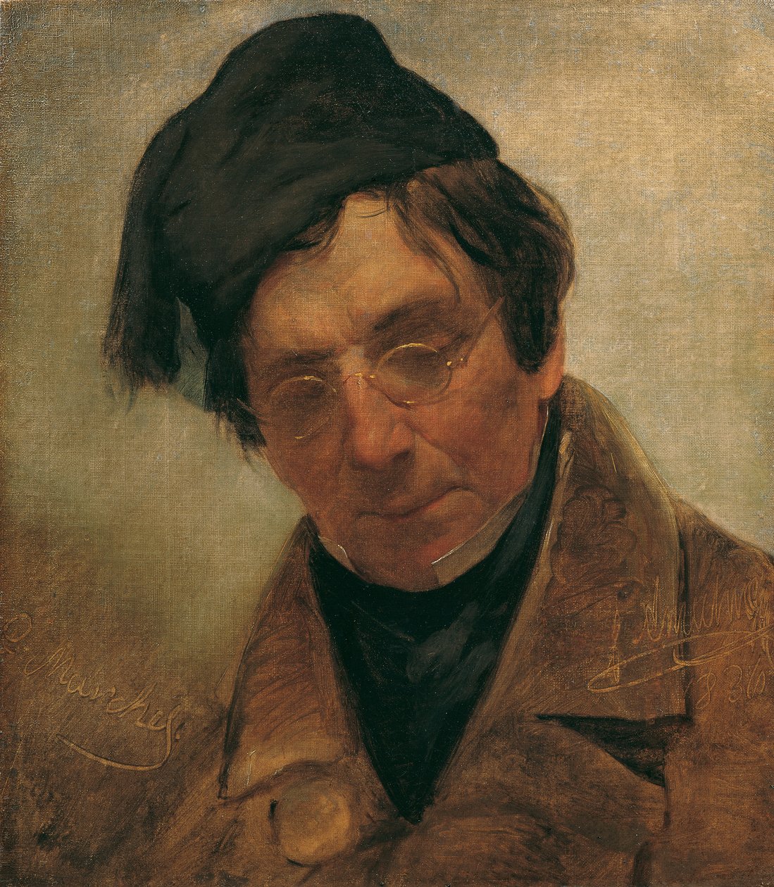 Billedhuggeren Pompeo Marchesi af Friedrich von Amerling