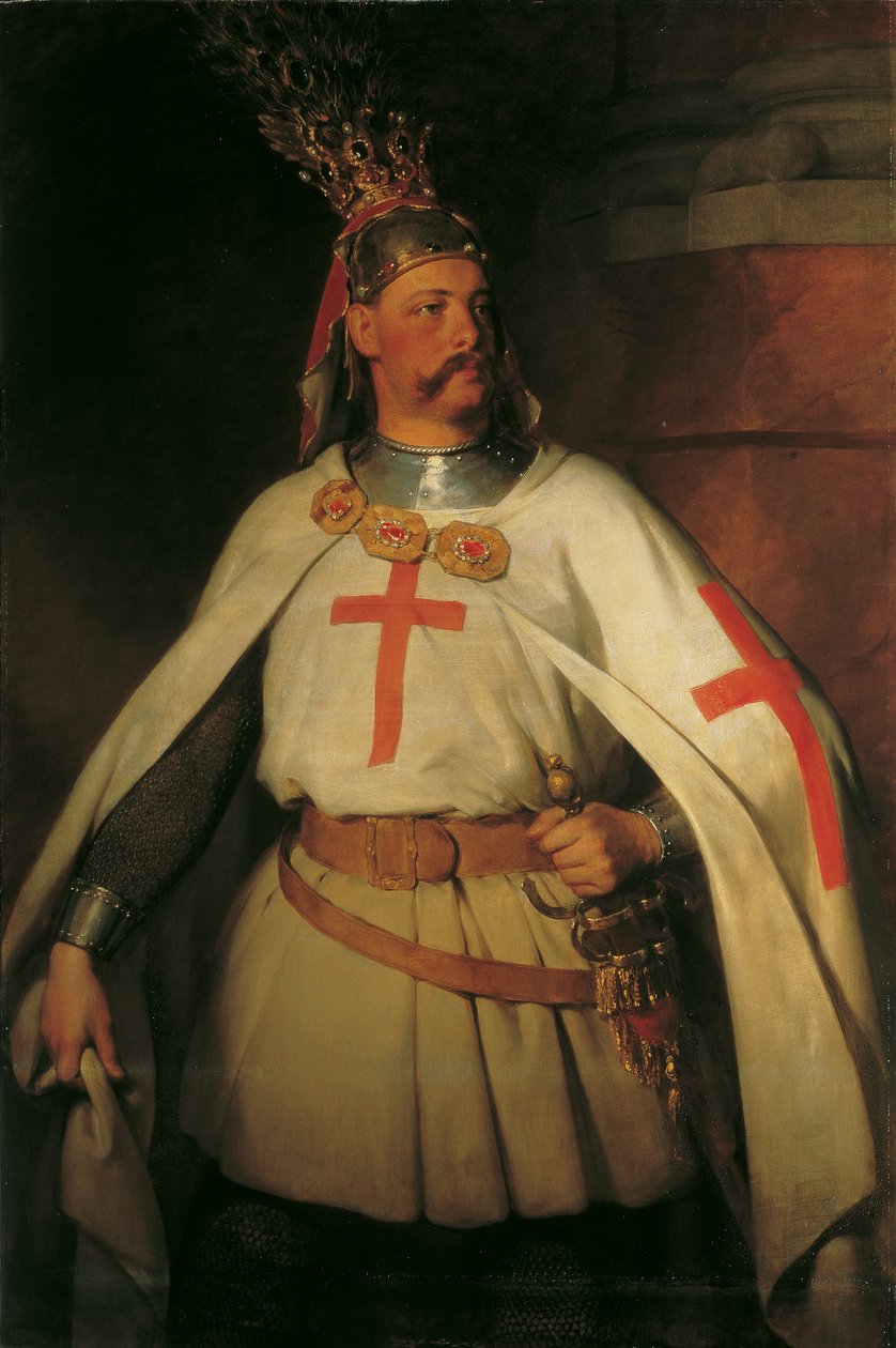 Ærkehertug Leopold som korsfarer af Friedrich von Amerling