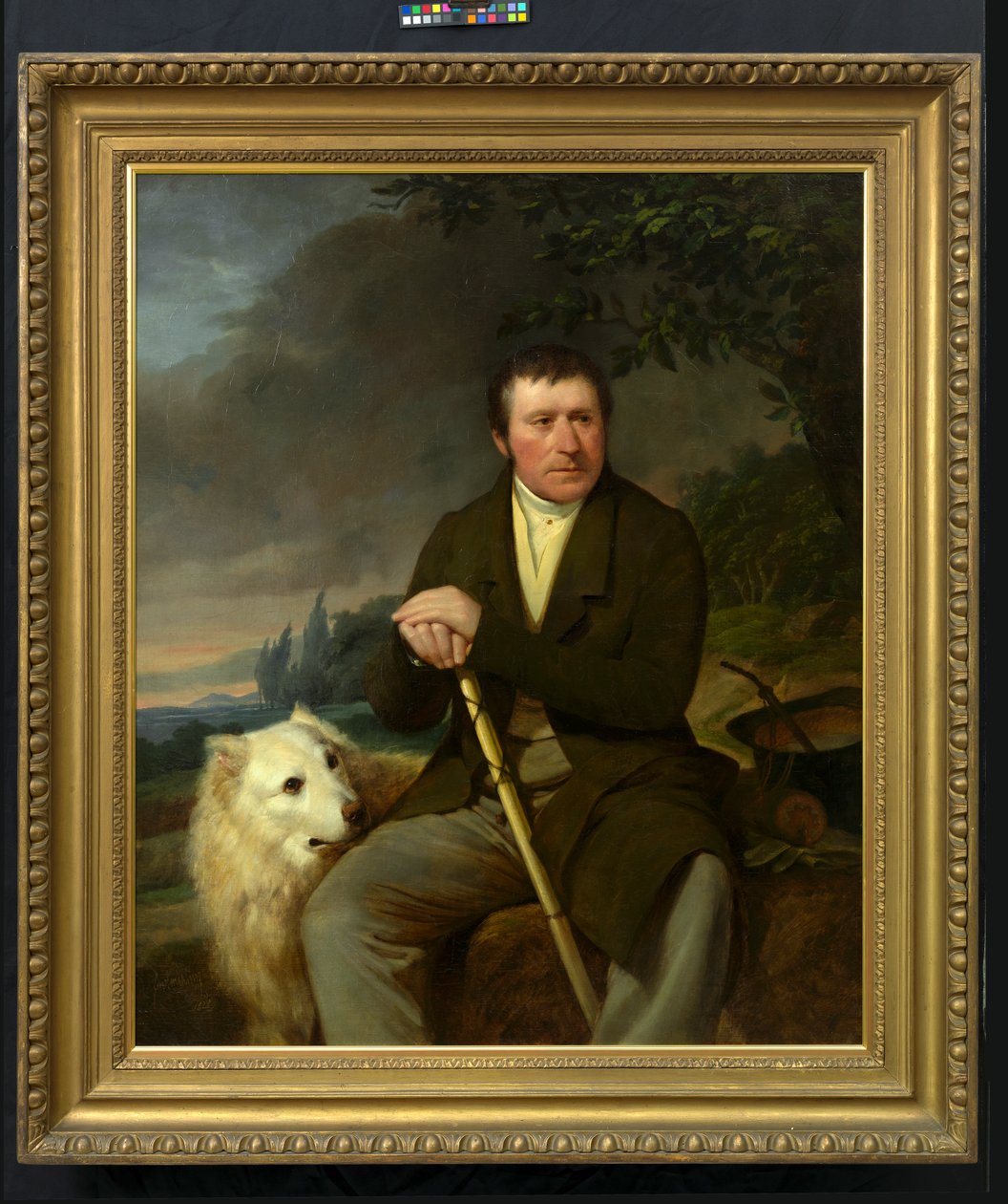 Friedrich Ludwig Müller, grosserer og grundlægger af fattighuset i Döbling af Friedrich von Amerling