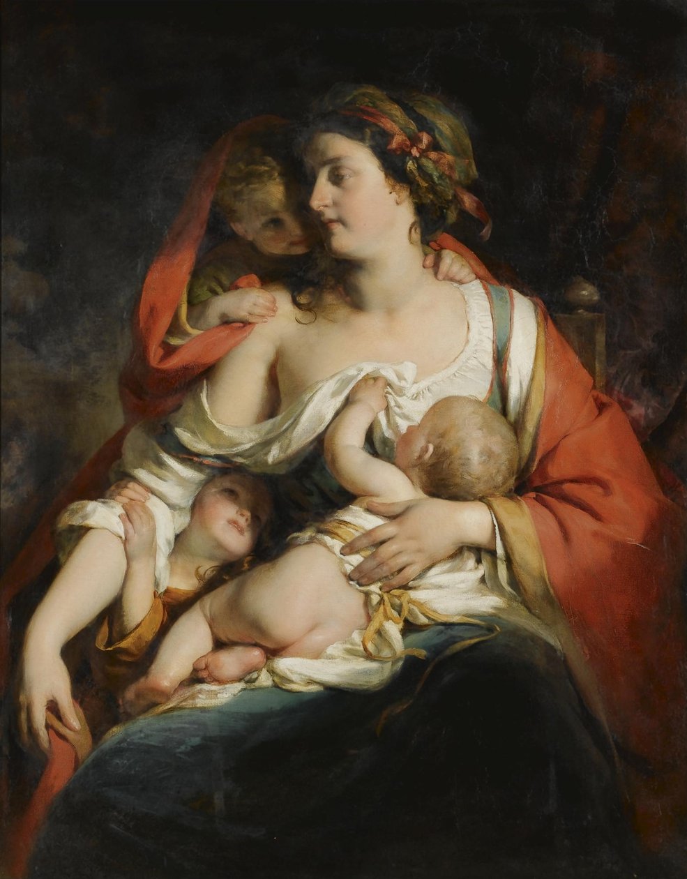 Tysk: Caritas Velgørenhed af Friedrich von Amerling