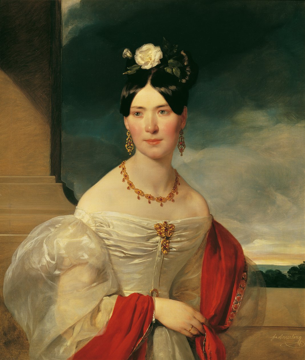 Marie Freiin Vesque von Püttlingen af Friedrich von Amerling