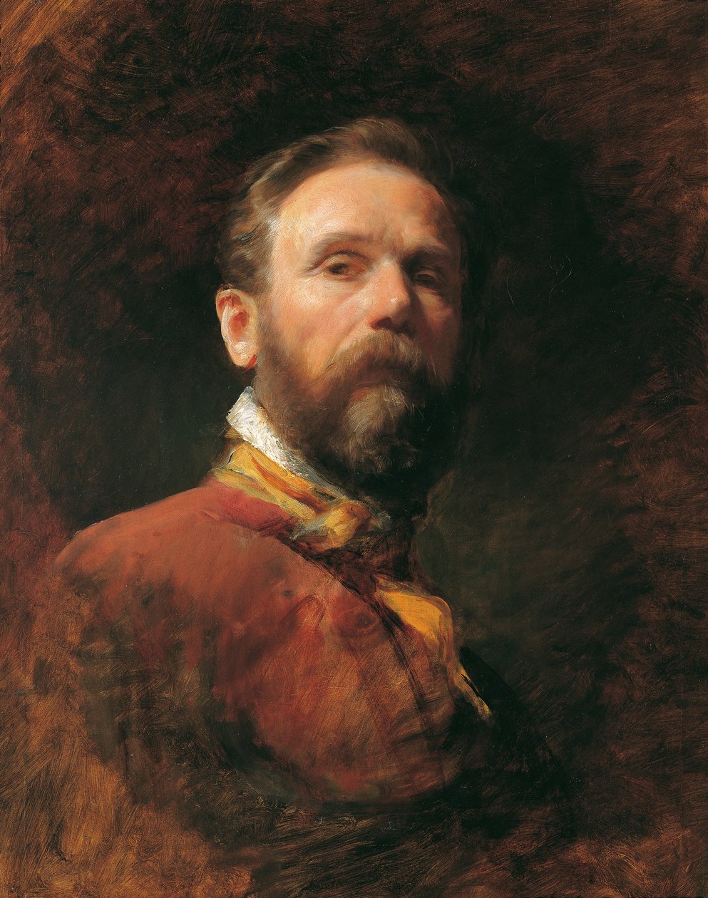 selvportræt af Friedrich von Amerling