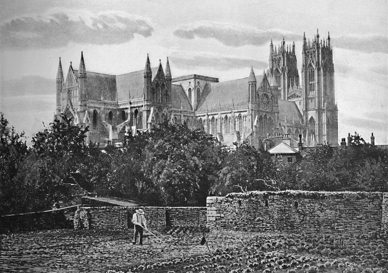 Beverley Minster, c1896 af Frith and Co