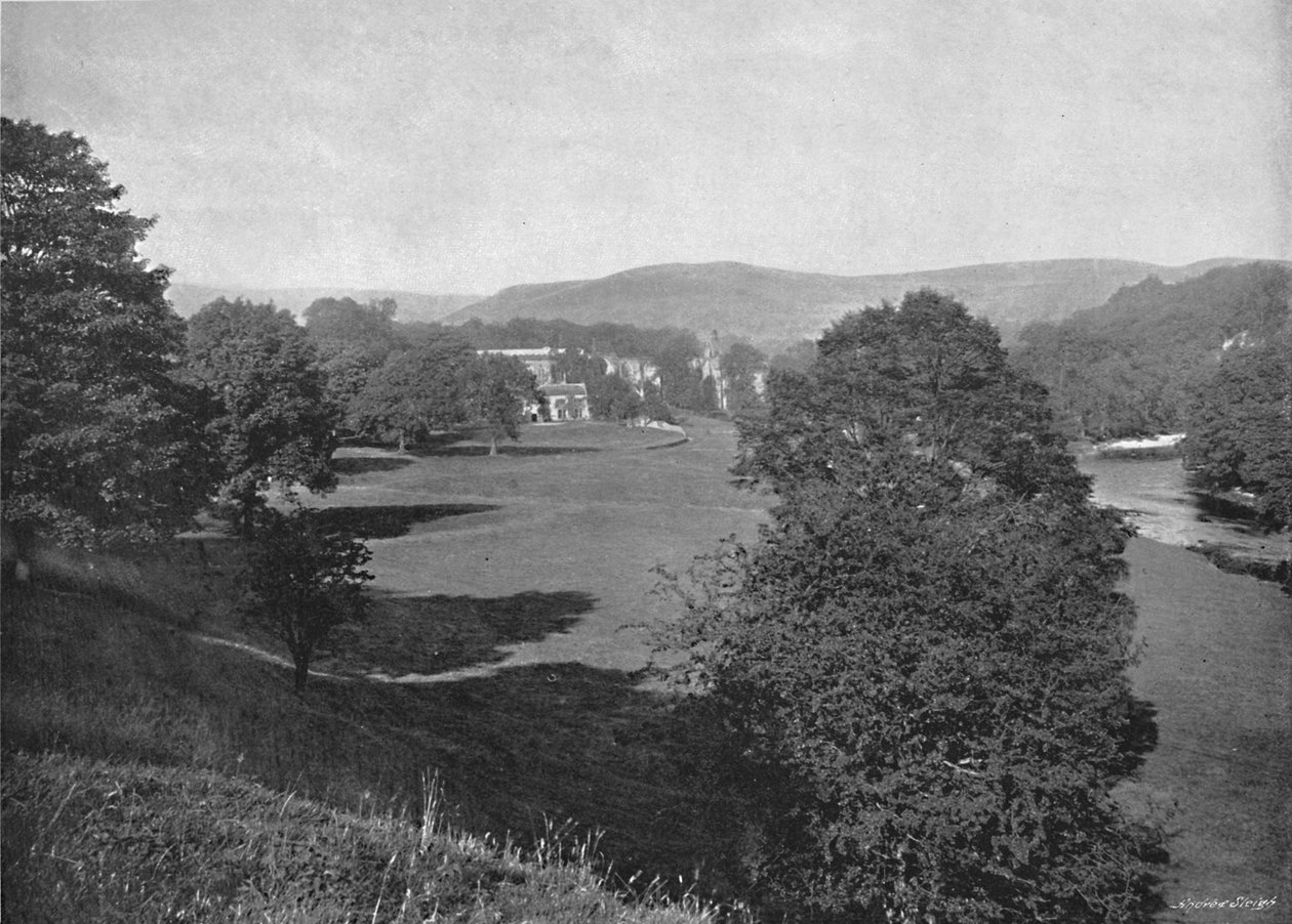 Bolton Abbey, c1896 af Frith and Co