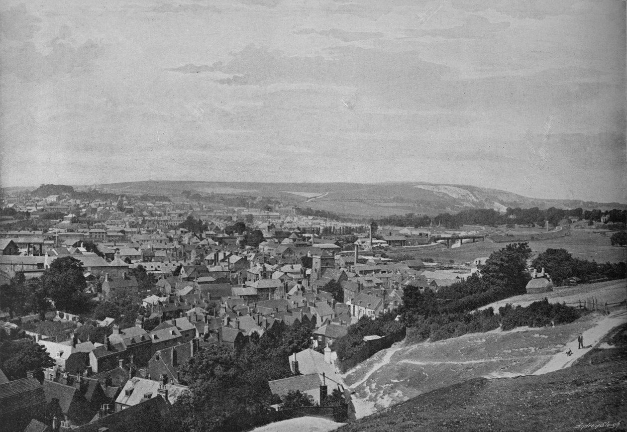 Lewes, c1896 af Frith and Co