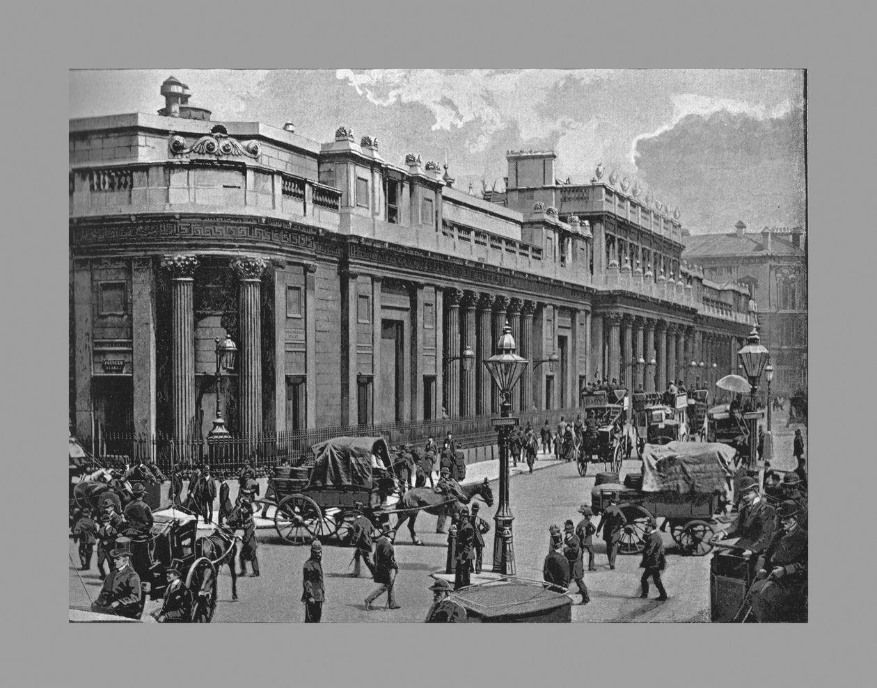 Bank of England, London, c1900 af Frith and Co