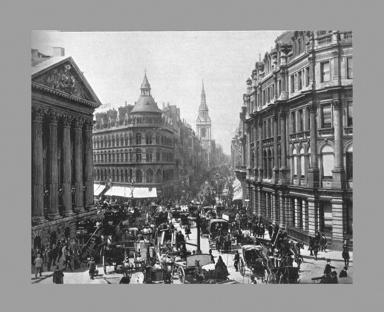 The Mansion House og Cheapside, London, c1900 af Frith and Co