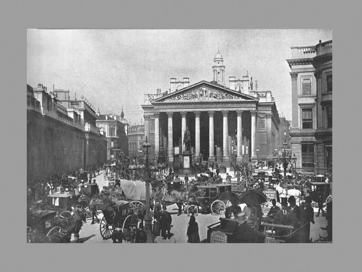 The Royal Exchange, London, c1900 af Frith and Co