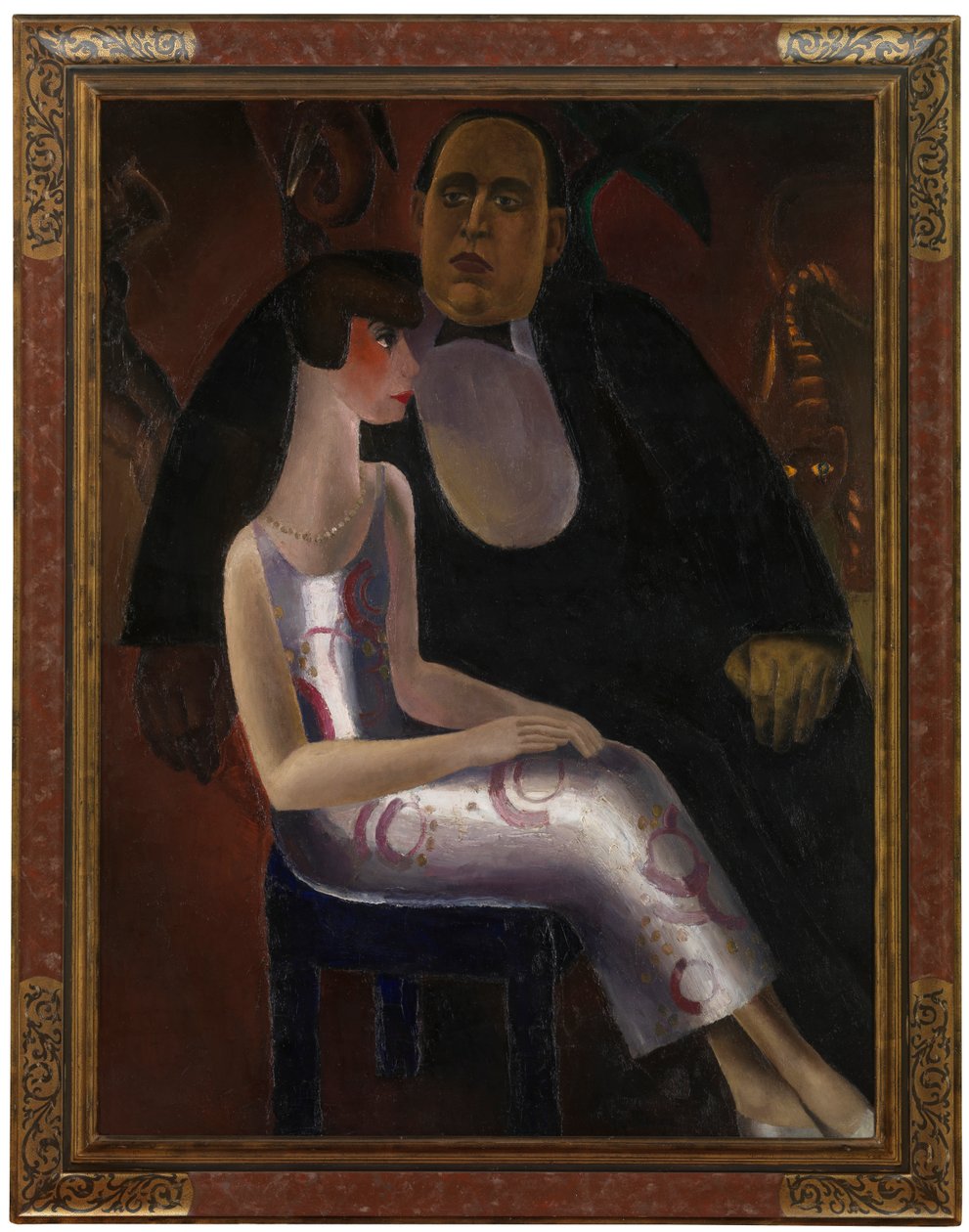 Portræt af Paul-Gustave Van Hecke og hans kone Norine af Frits van den Berghe