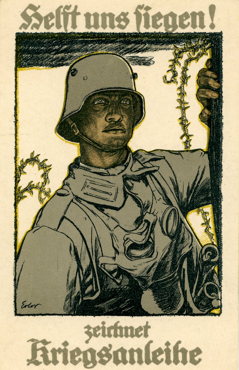Saksan WW1 War Bonds -juliste af Fritz Erler