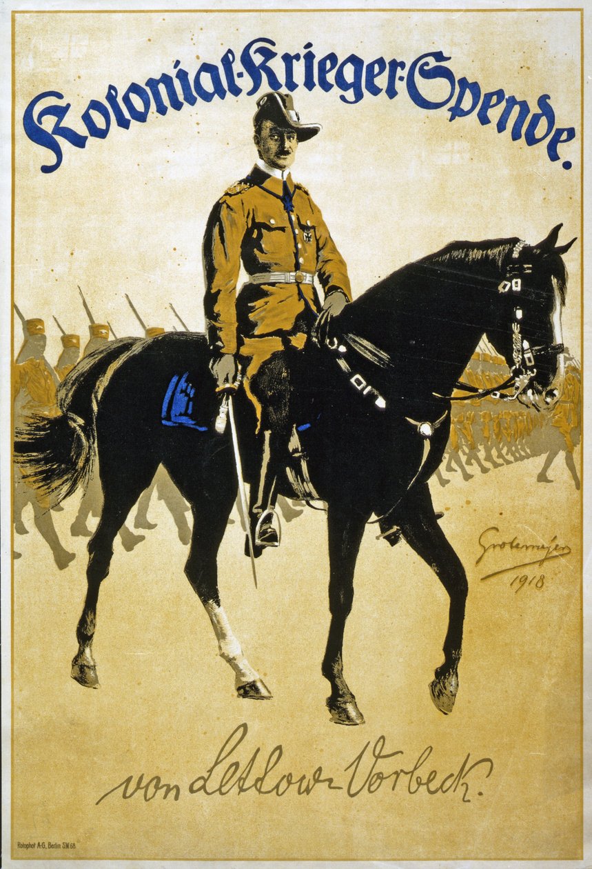 Colonial Warrior Donation, pub. Berlin af Fritz Grotemeyer