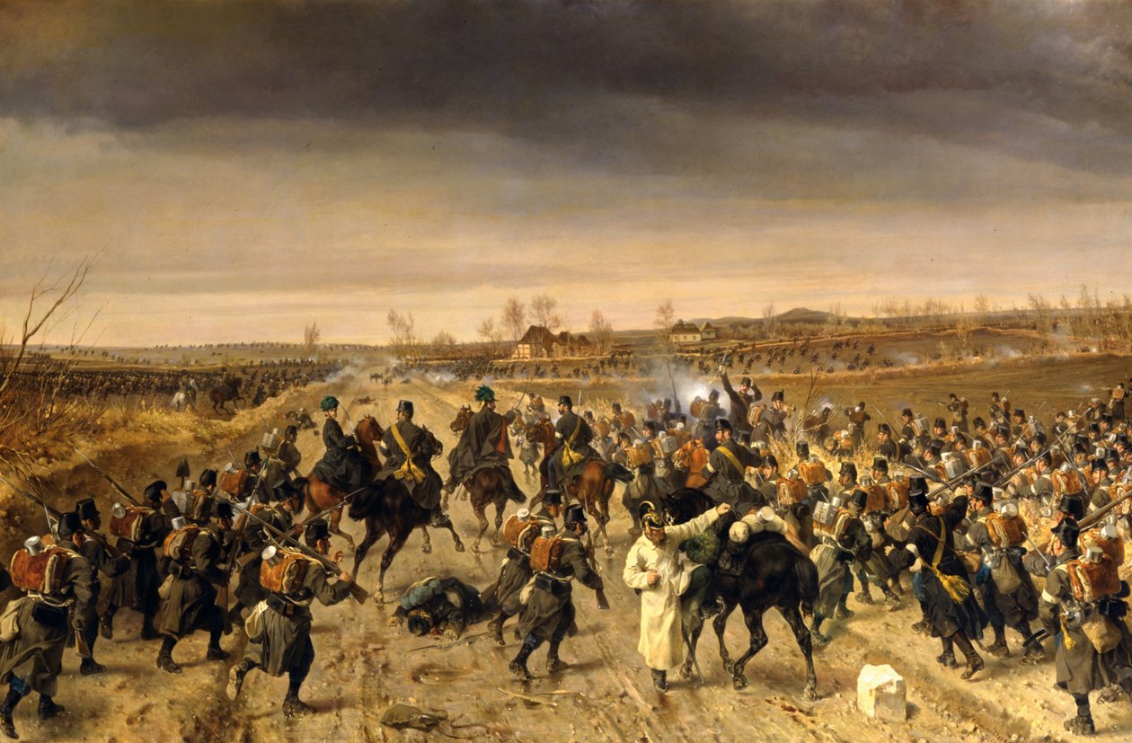 Slaget ved Oberselk den 3. februar 1864 af Fritz L