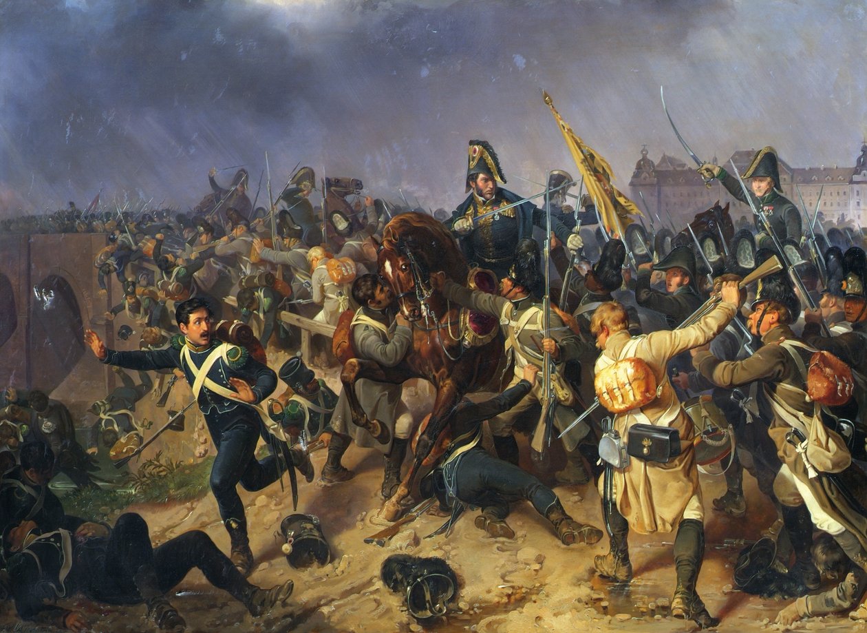 Episode fra mødet nær Znaim 1809 af Fritz L