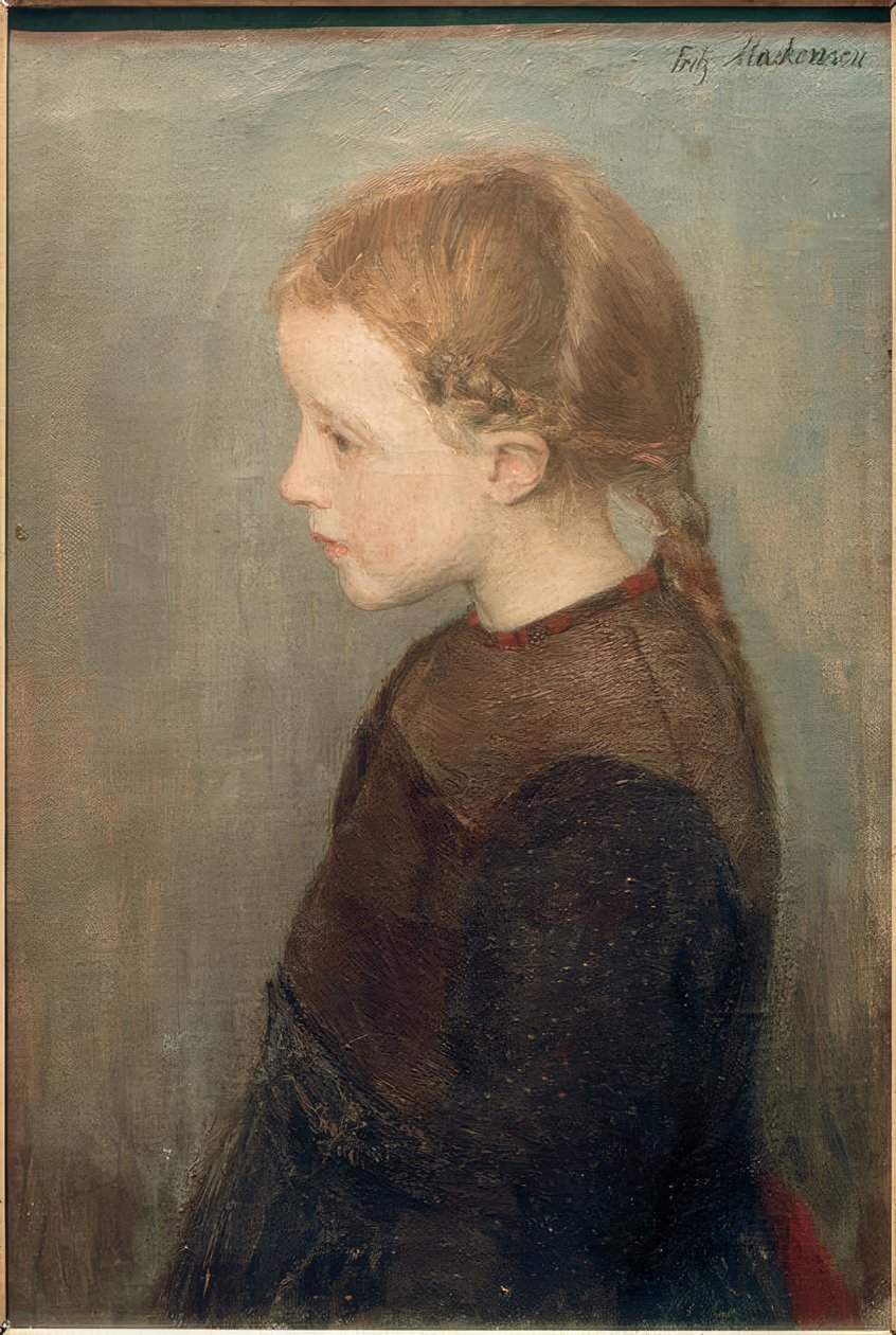 Pigens hoved af Fritz Mackensen