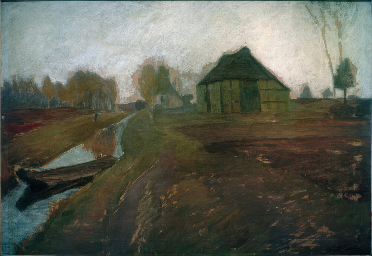 Moorland Grøft af Fritz Mackensen