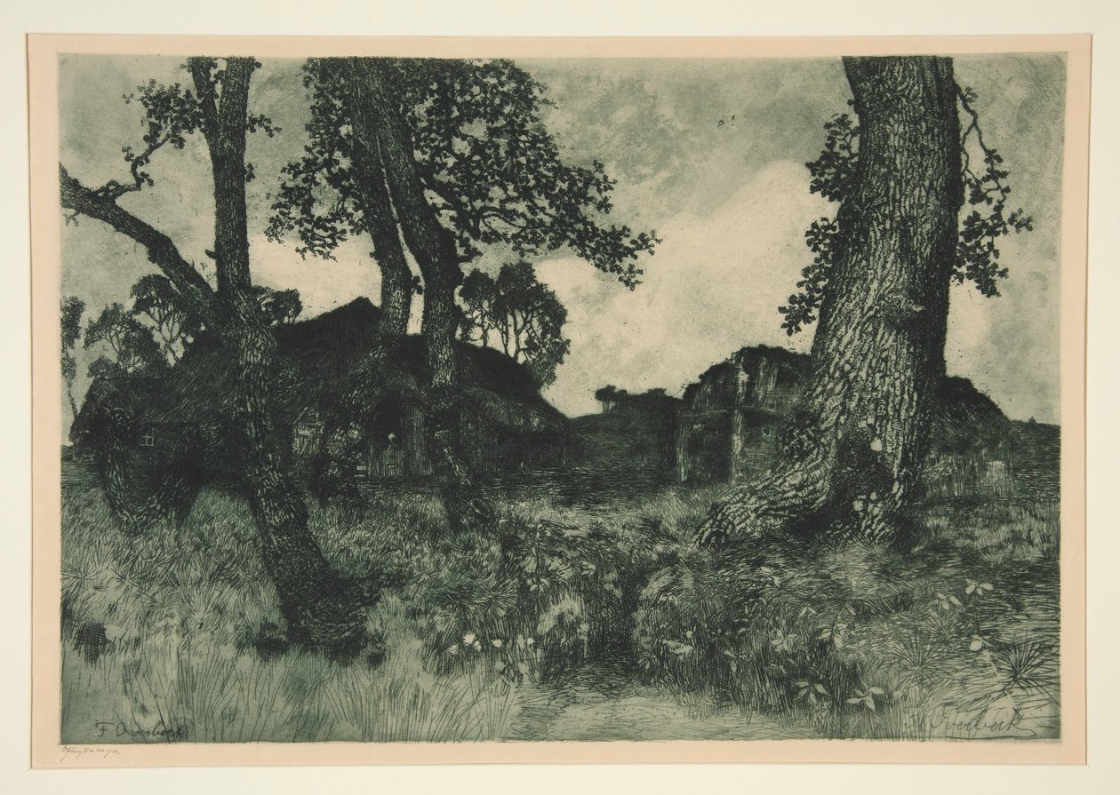 Gammelt bondehus (Altes Geheft) af Fritz Overbeck