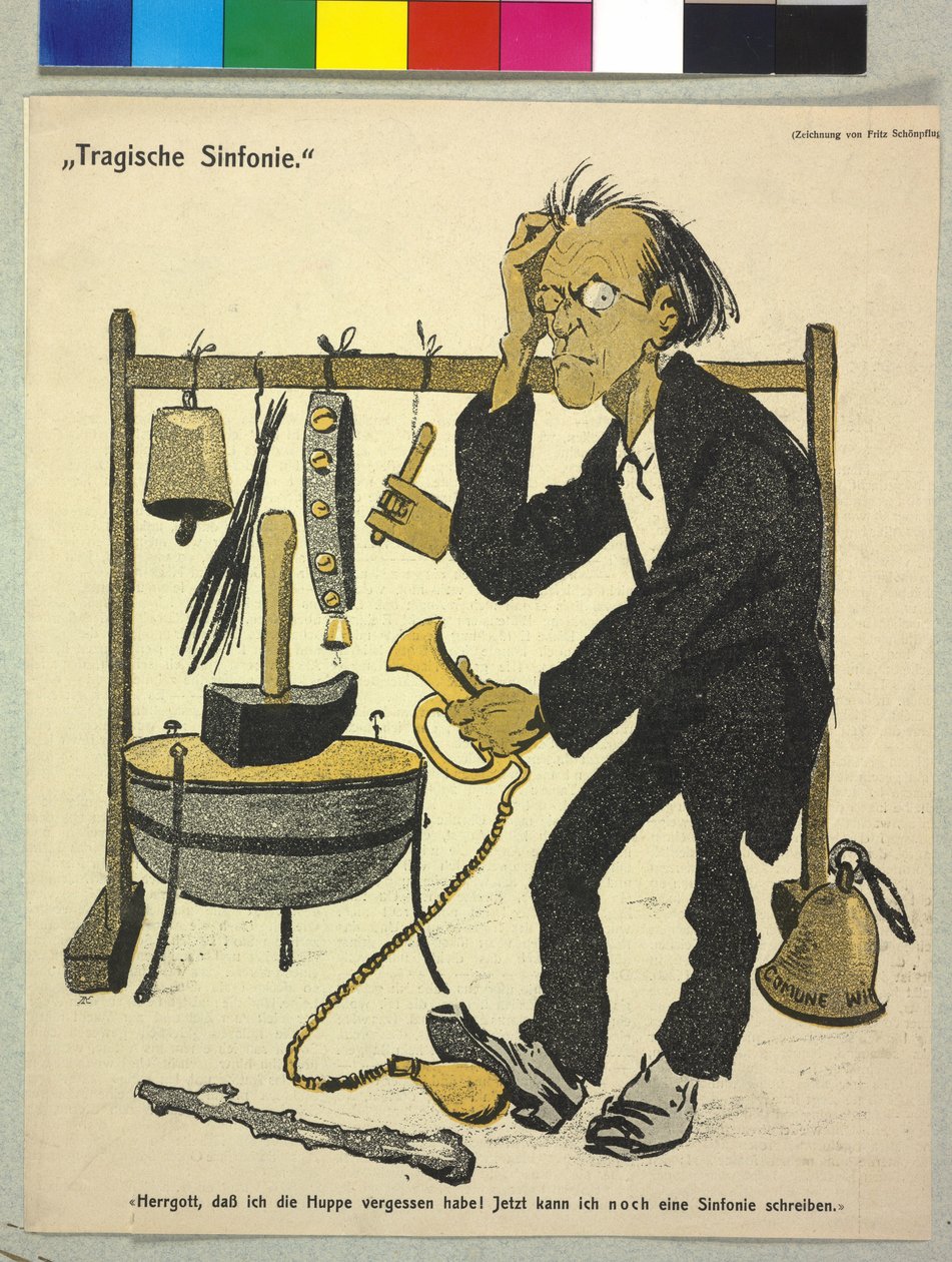 Gustav Mahler af Fritz Schonpflug