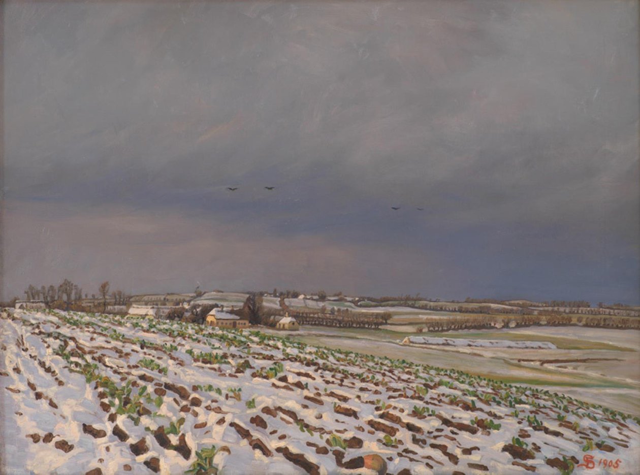 Tidlig sne af Fritz Syberg