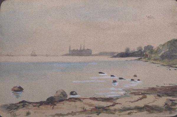 Stranden, Kronberg Helsinger af Fritz Syberg