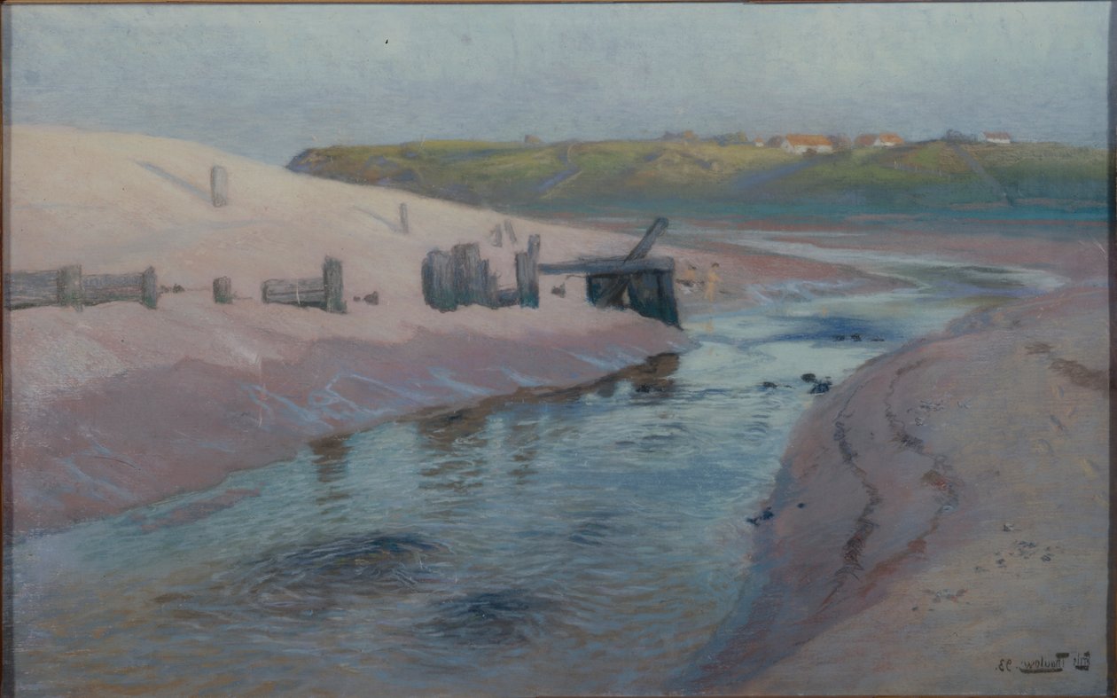 Kystscene af Fritz Thaulow