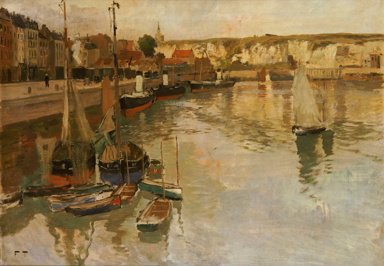 Dieppe af Frits Thaulow