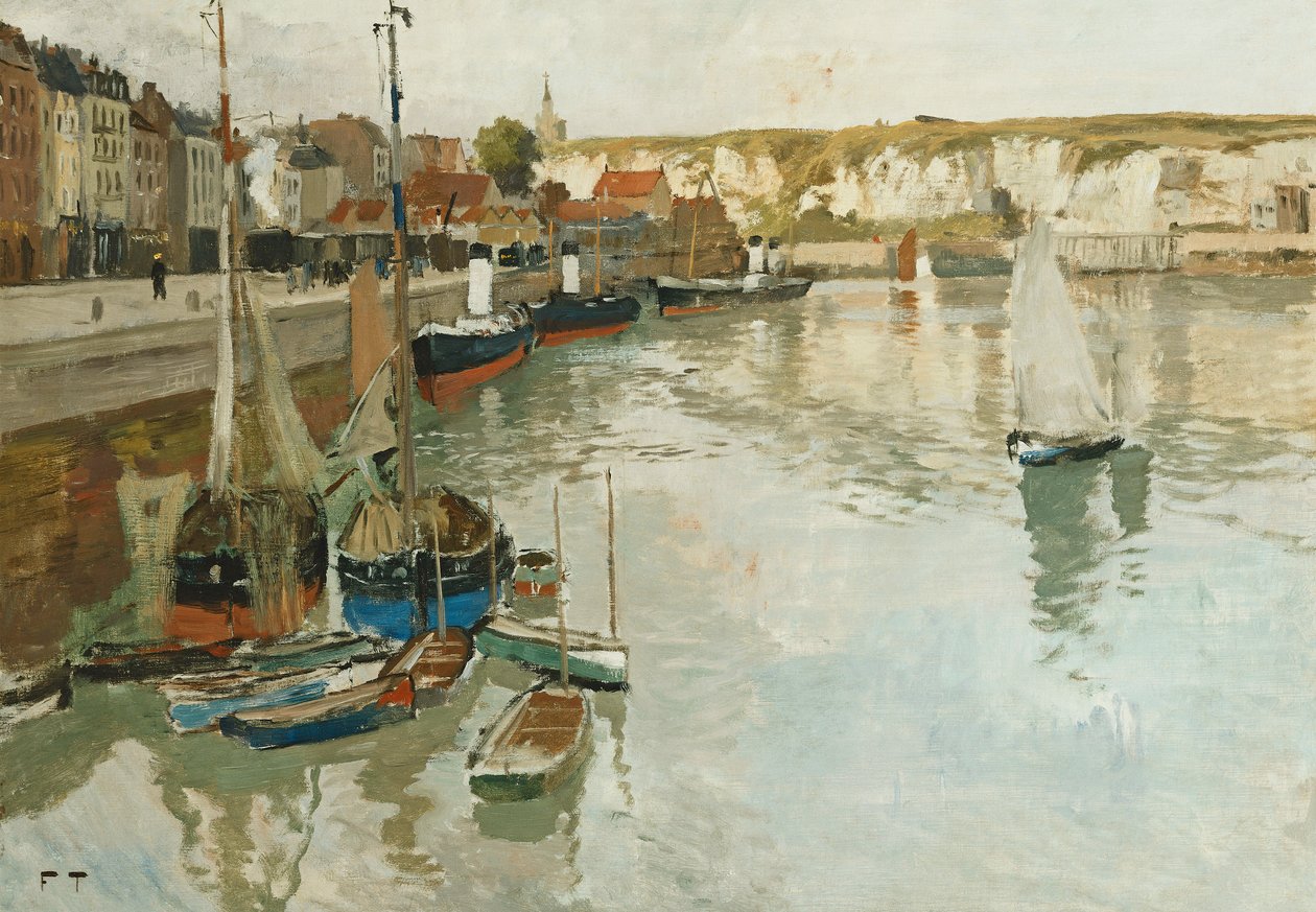 Dieppe, ca. 1894 af Frits Thaulow