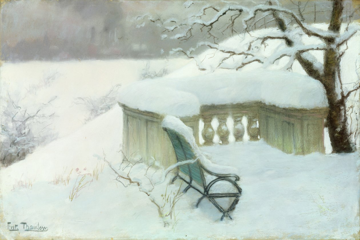 Elbpark, i Hamborg af Frits Thaulow