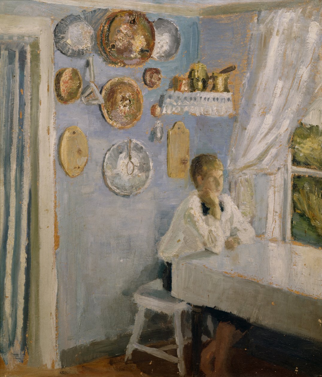 Harald ved morgenbordet af Fritz Thaulow