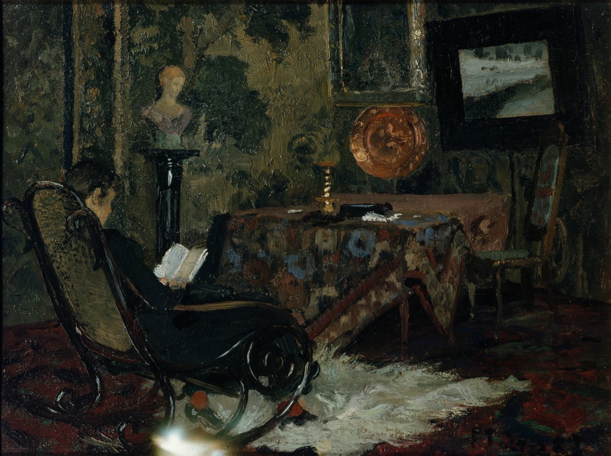 Interiør, Grini af Fritz Thaulow