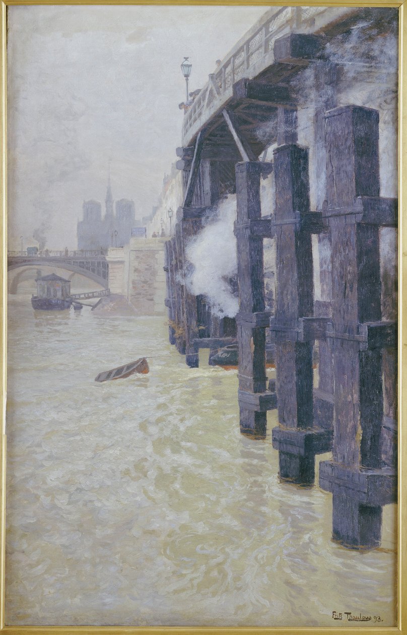 Seinen i december 1893 af Frits Thaulow