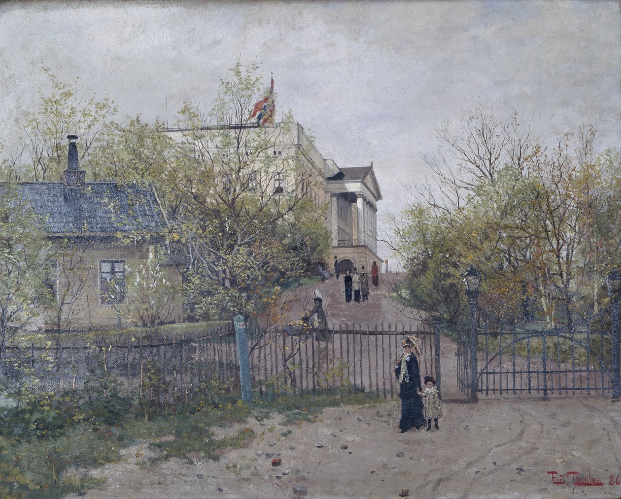 Slottet af Fritz Thaulow