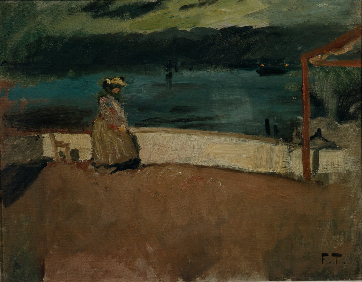 Uden titel, ca. 1895 (olie på lærred) af Fritz Thaulow