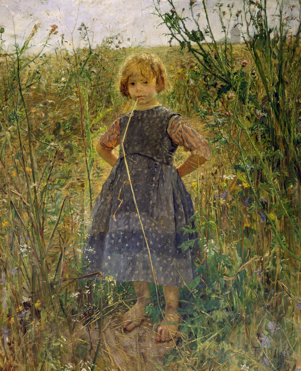 Lille hedeprinsesse af Fritz von Uhde