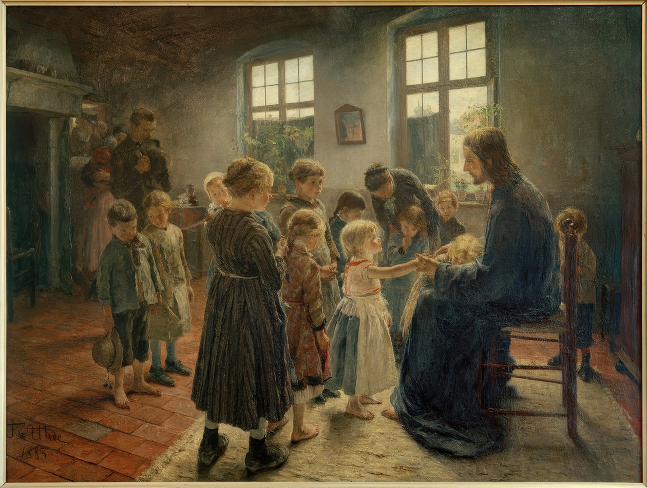 Lad børnene komme til mig af Fritz von Uhde