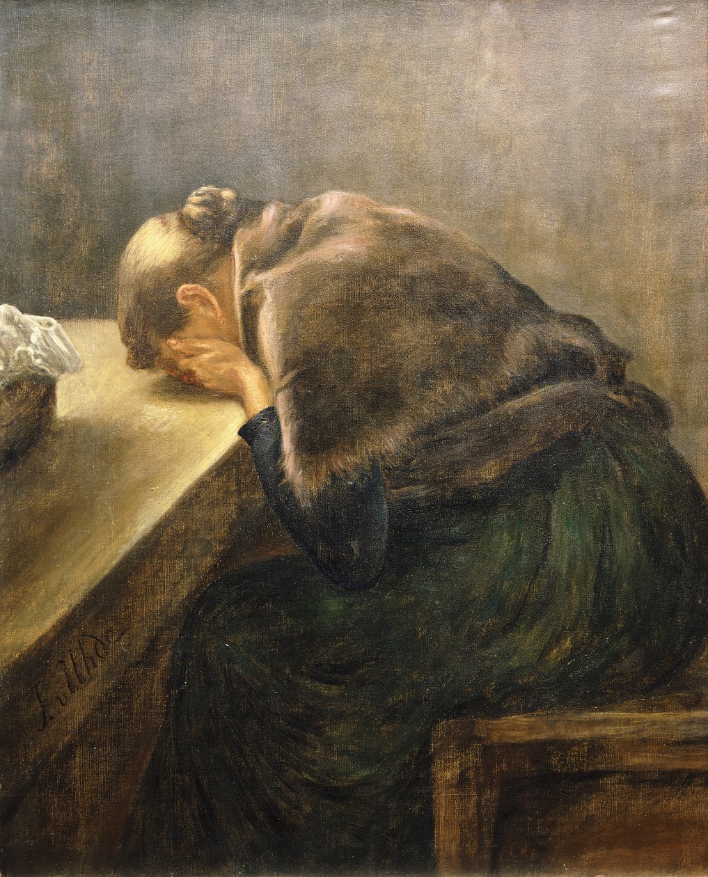 Sorg, af Fritz von Uhde
