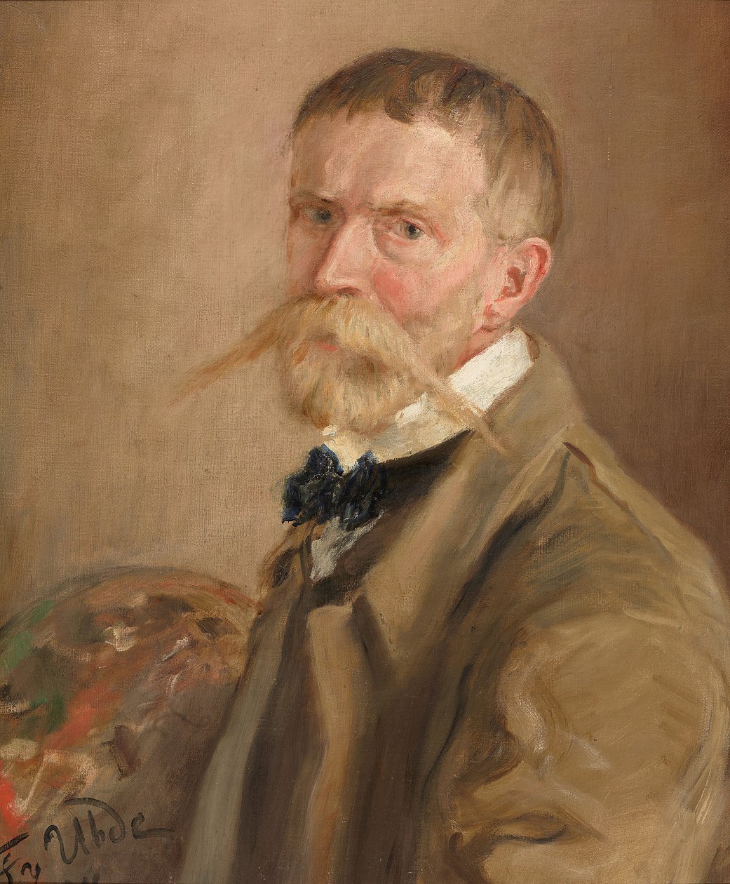 Selvportræt af Fritz von Uhde