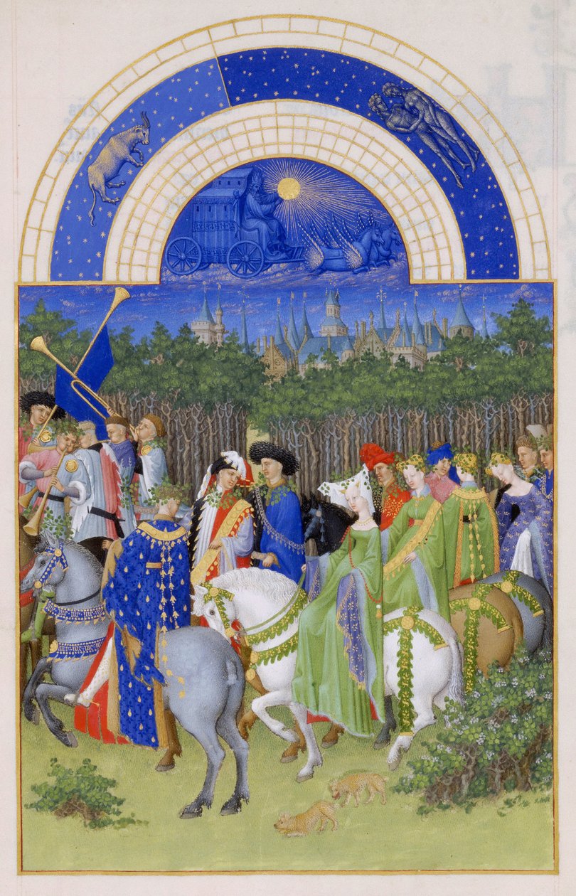 Très Riches Heures du Duc de Berry af Frères Limbourg