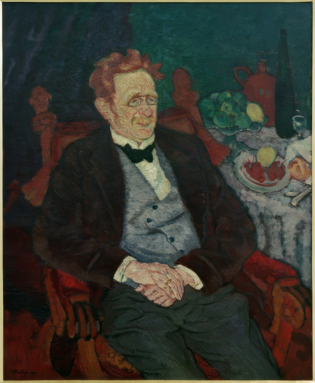 Portræt af Karl Maser af Fryderyk Pautsch