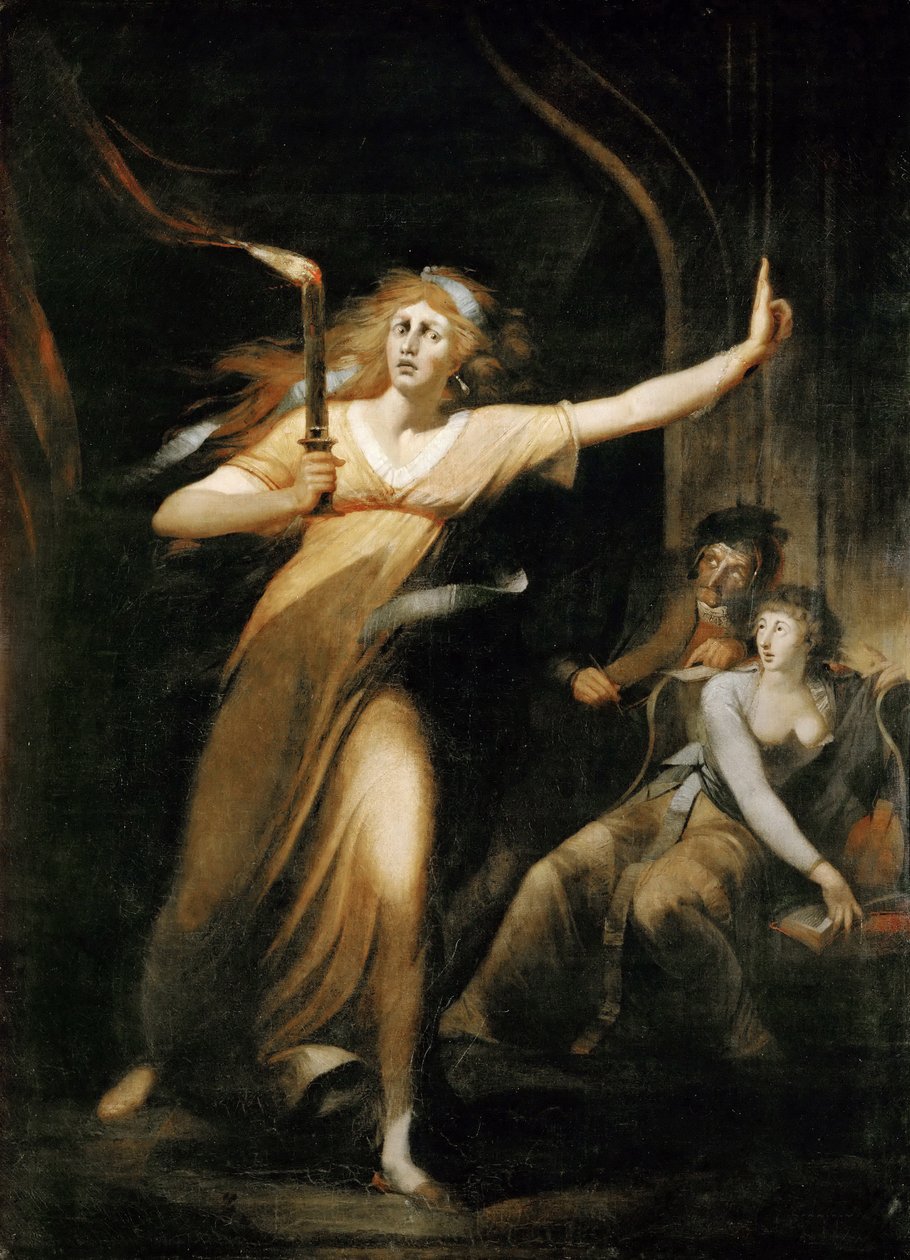 Lady Macbeth går i søvne af Füssli