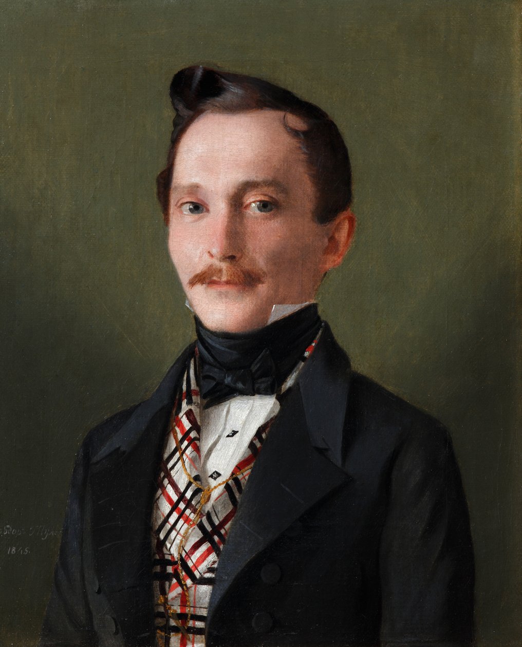 Portræt af Vladimir Ivanovich Benkendorf 1807-1864, 1845 af Fyodor Andreevich Tulov