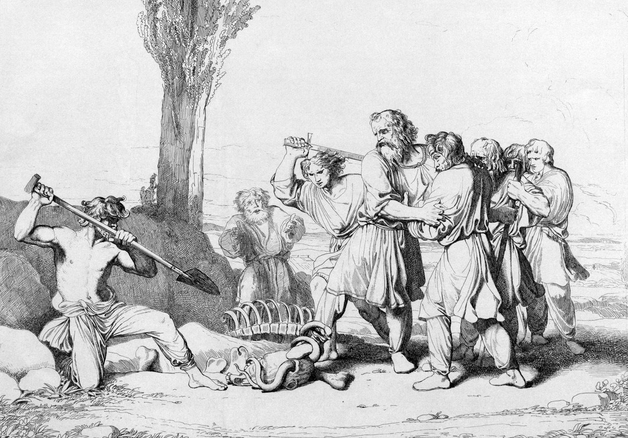 Storhertug Olegs død før 1839 af Fyodor Antonovich Bruni