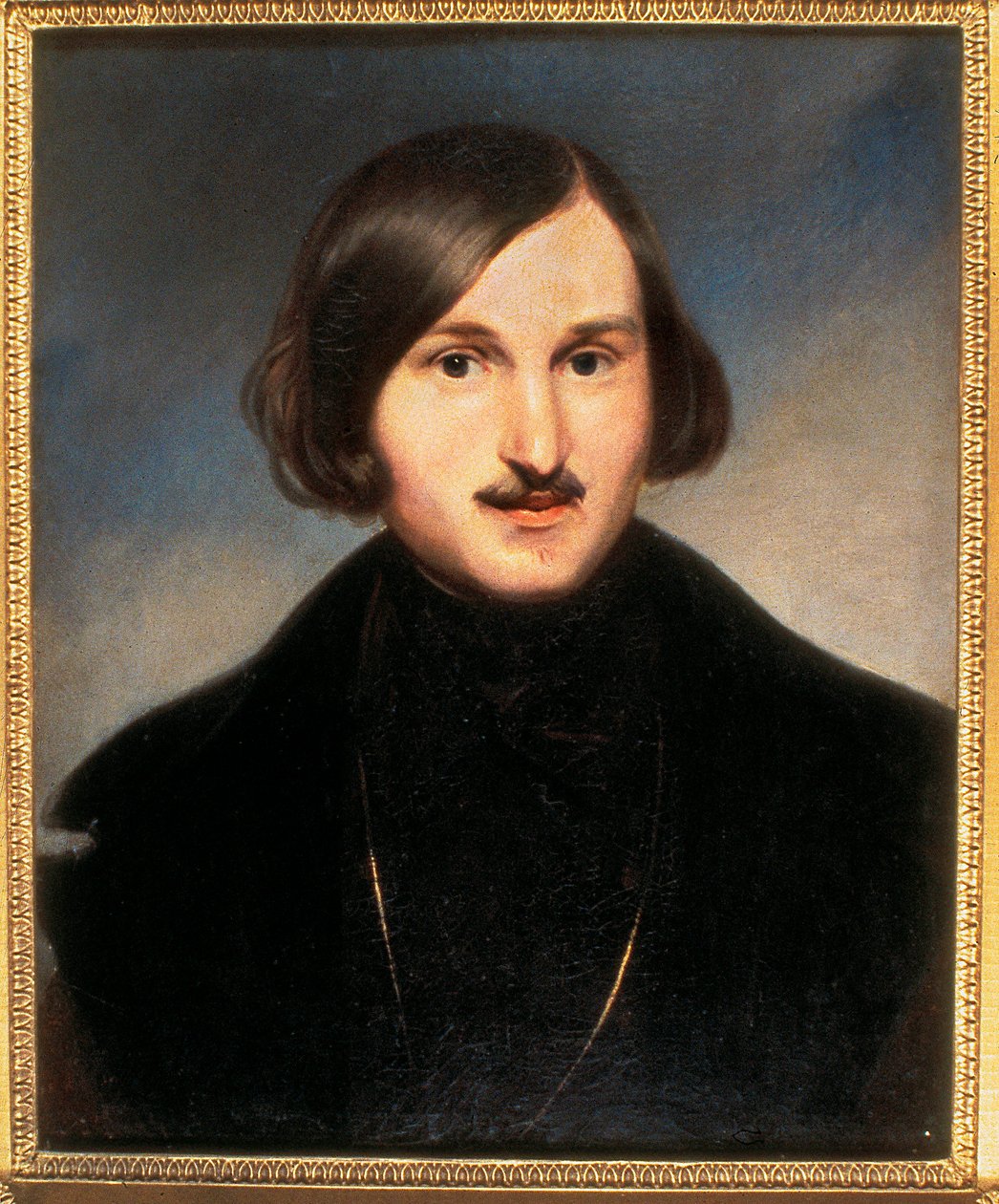 Portræt af Nikolai Vasilievich Gogol, begyndelsen af ​​1840