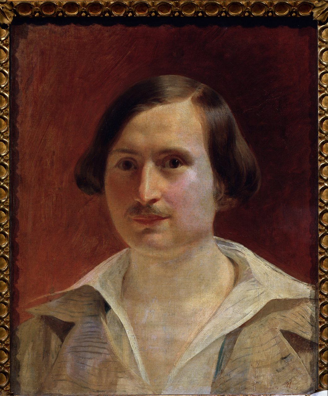 portræt af forfatteren Nikolai Gogol (1809-1852) af Fyodor Antonovich Moller